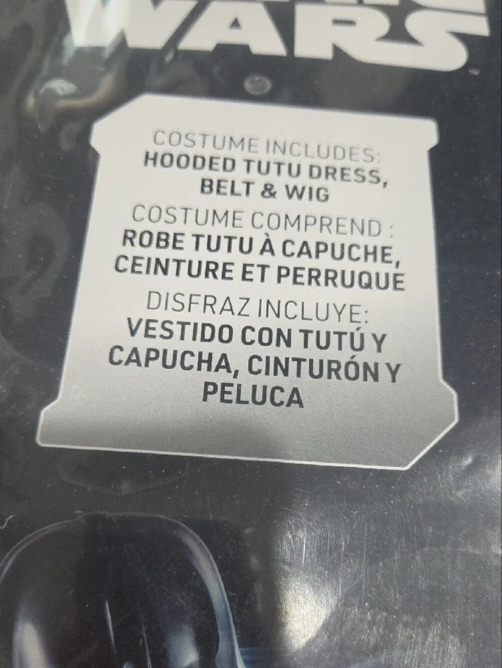 Like New Star Wars Princess Leia Kids Costume - White Toddler Size 4/5